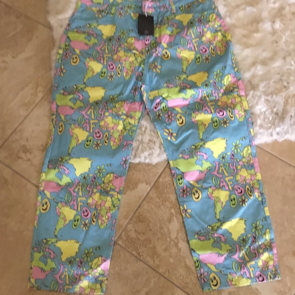 Lazy Oaf pants size 38 M 20 W UK New UNISEX